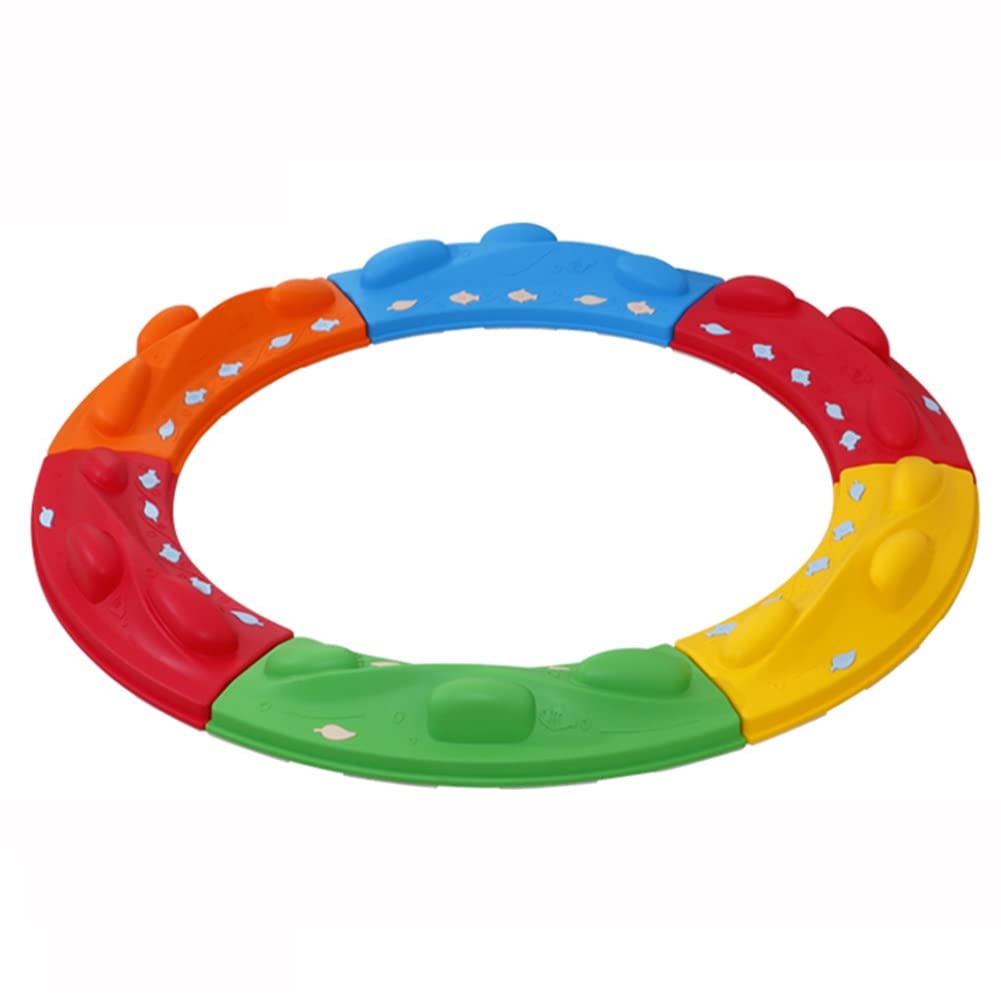 6-Piece Kids Balance Beam & Stepping Stones Set