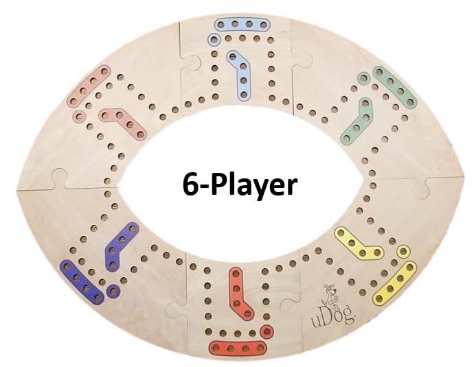 Classic Wooden Family Board Game Set