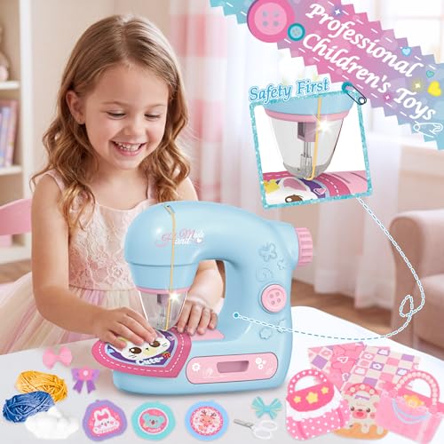 Kids Pretend Play Sewing Machine Set