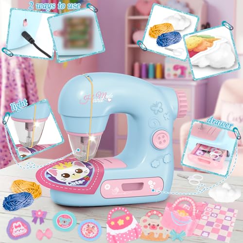 Kids Pretend Play Sewing Machine Set