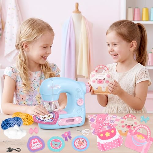Kids Pretend Play Sewing Machine Set