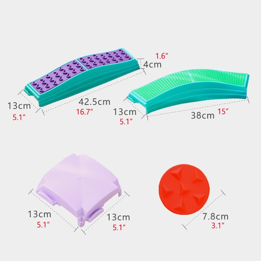 20-Piece Kids Balance Beam & Stepping Stones Set