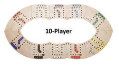Classic Wooden Family Board Game Set