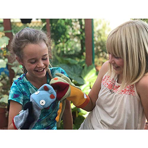 Handmade Wool Animal Puppet Set