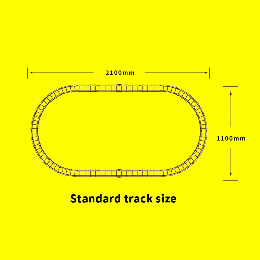 3D Wooden Train Model Kit with Track - 1460 Pieces