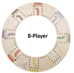 Classic Wooden Family Board Game Set