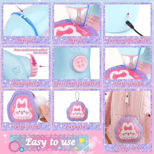 Kids Pretend Play Sewing Machine Set
