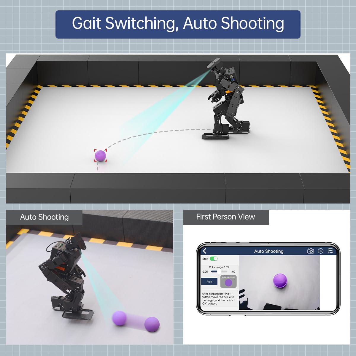 24-DOF AI Humanoid Robot for Raspberry Pi 5