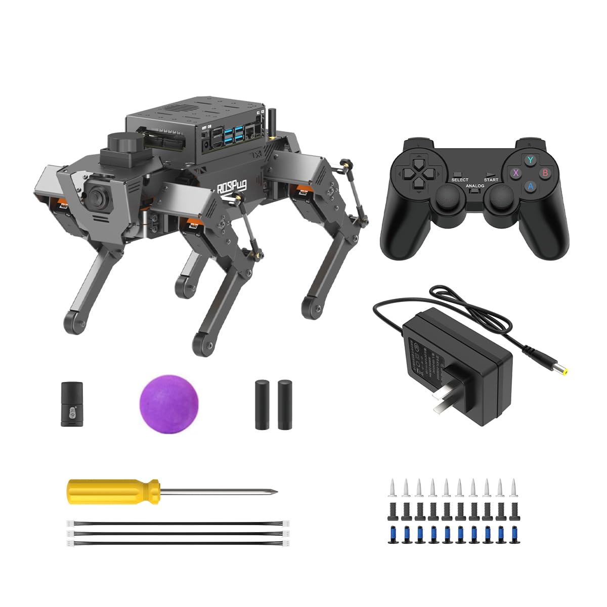 AI Vision Robot Dog with Jetson Nano