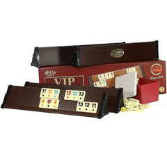 Wooden Rummy Tile Game Set