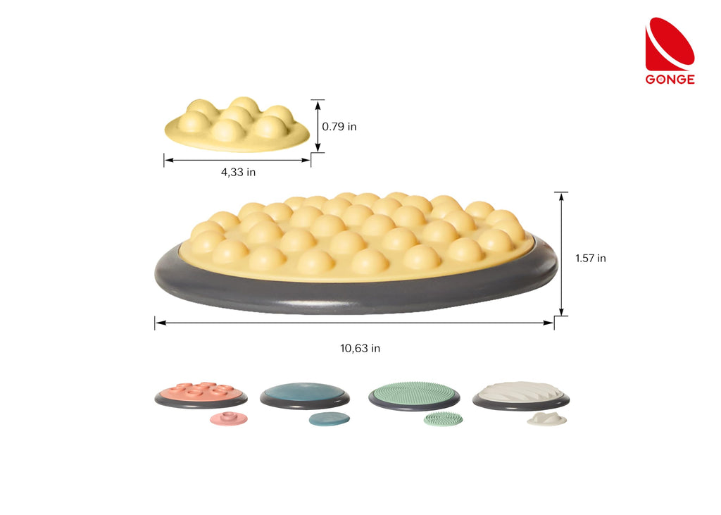GONGE Tactile Sensory Discs - Textured Stepping Discs, Sensory Exploration