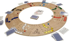 Classic Wooden Family Board Game Set