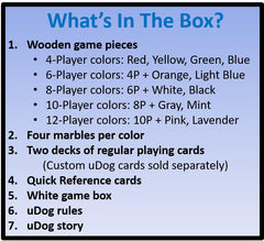 Classic Wooden Family Board Game Set