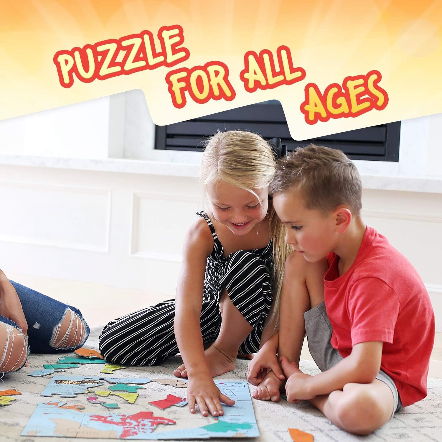 Geography Jumbo Jigsaw Puzzle for Kids