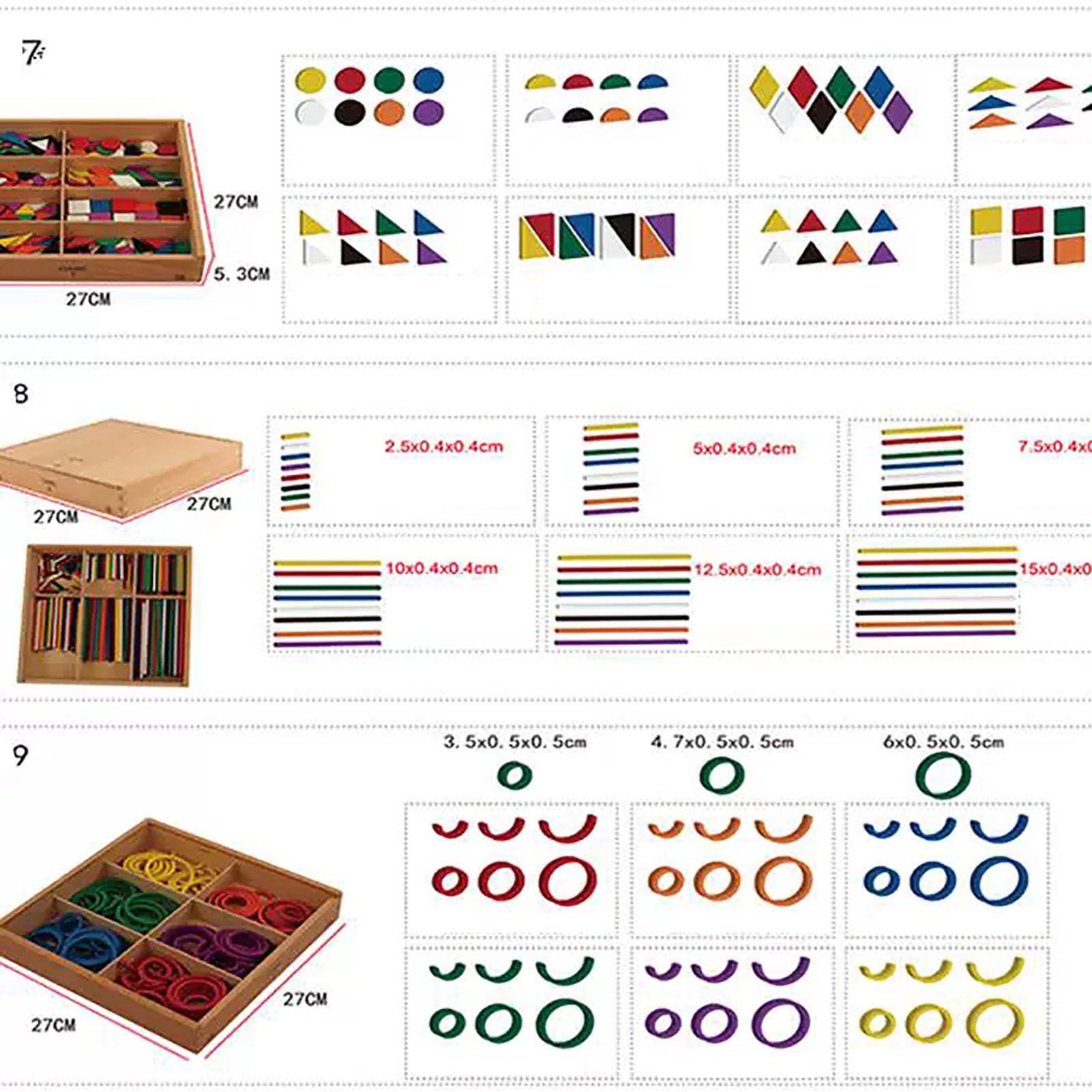 Froebel Wooden Building Blocks Set