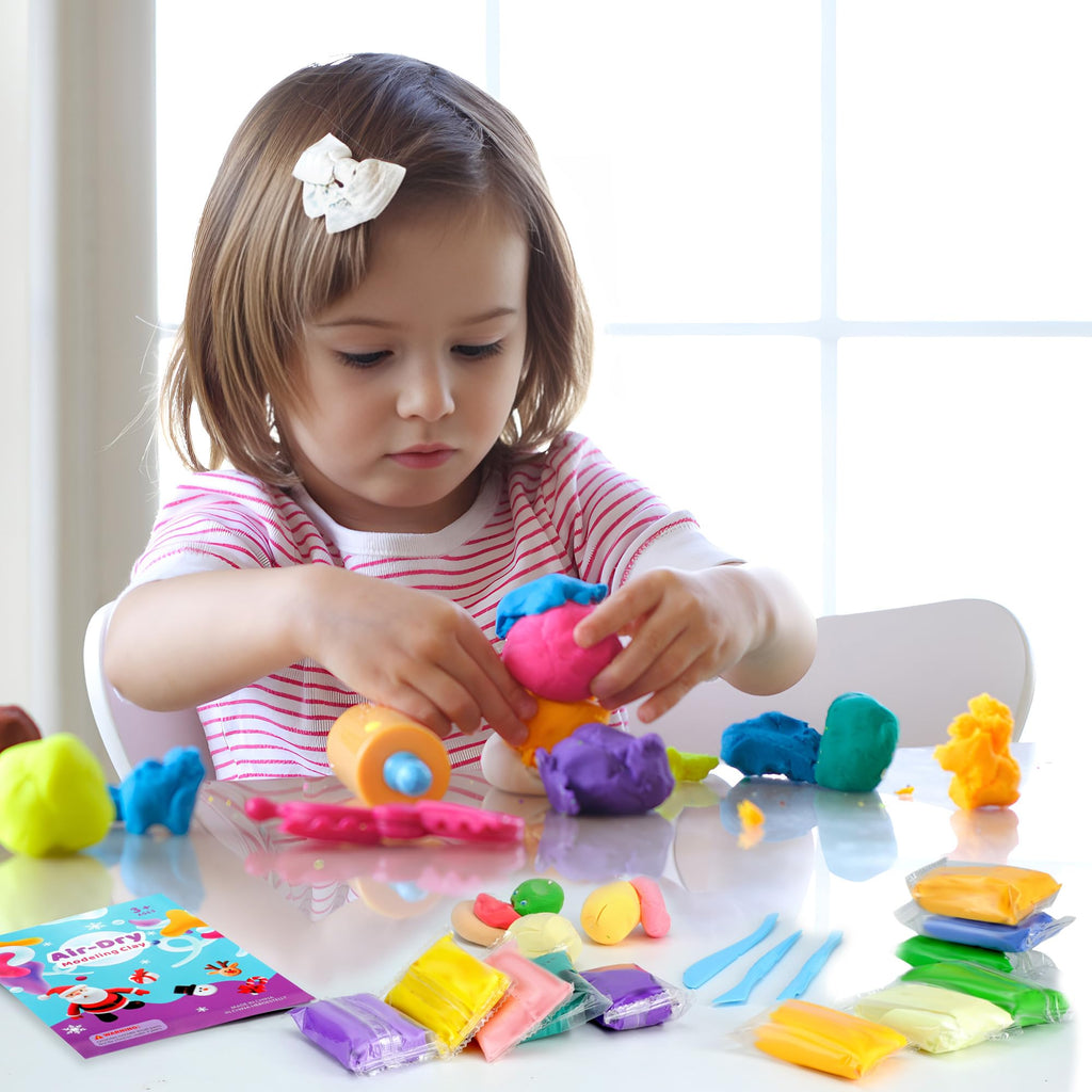 102-Color Air Dry Clay & Sculpting Kit