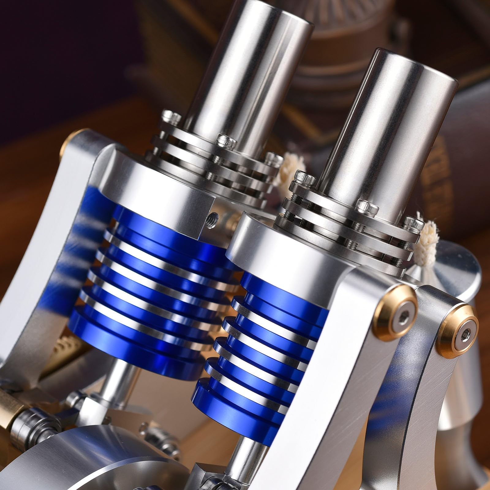 Four-Cylinder Stirling Engine Generator Kit