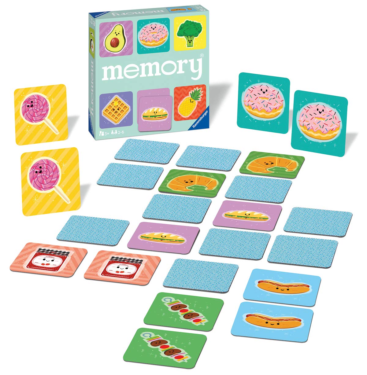 Funny Food Memory Matching Game for Kids