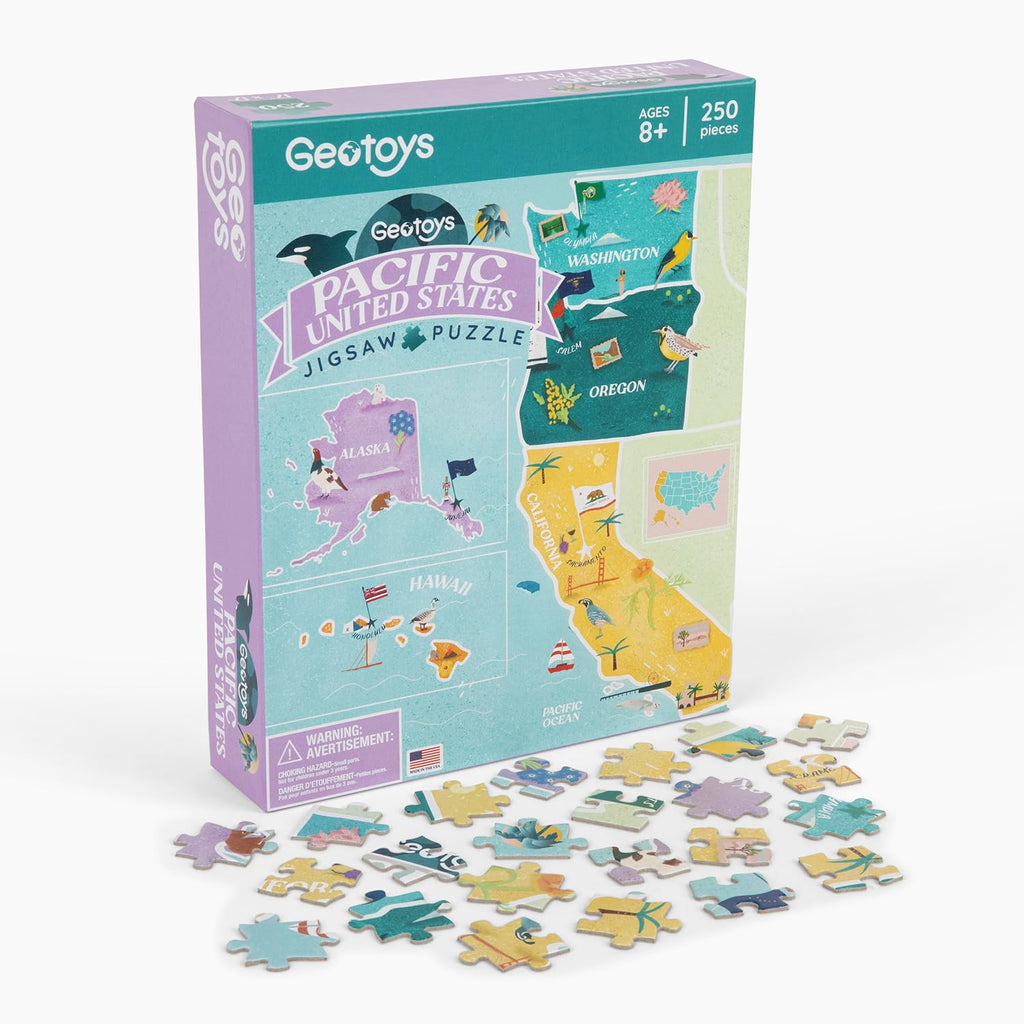 250-Piece United States Geography Puzzle