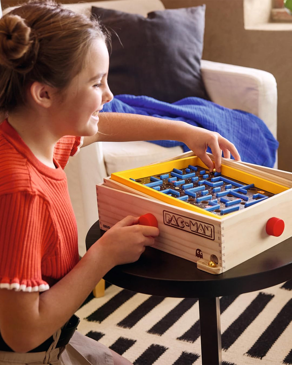 Wooden PAC-Man Labyrinth Game for Kids