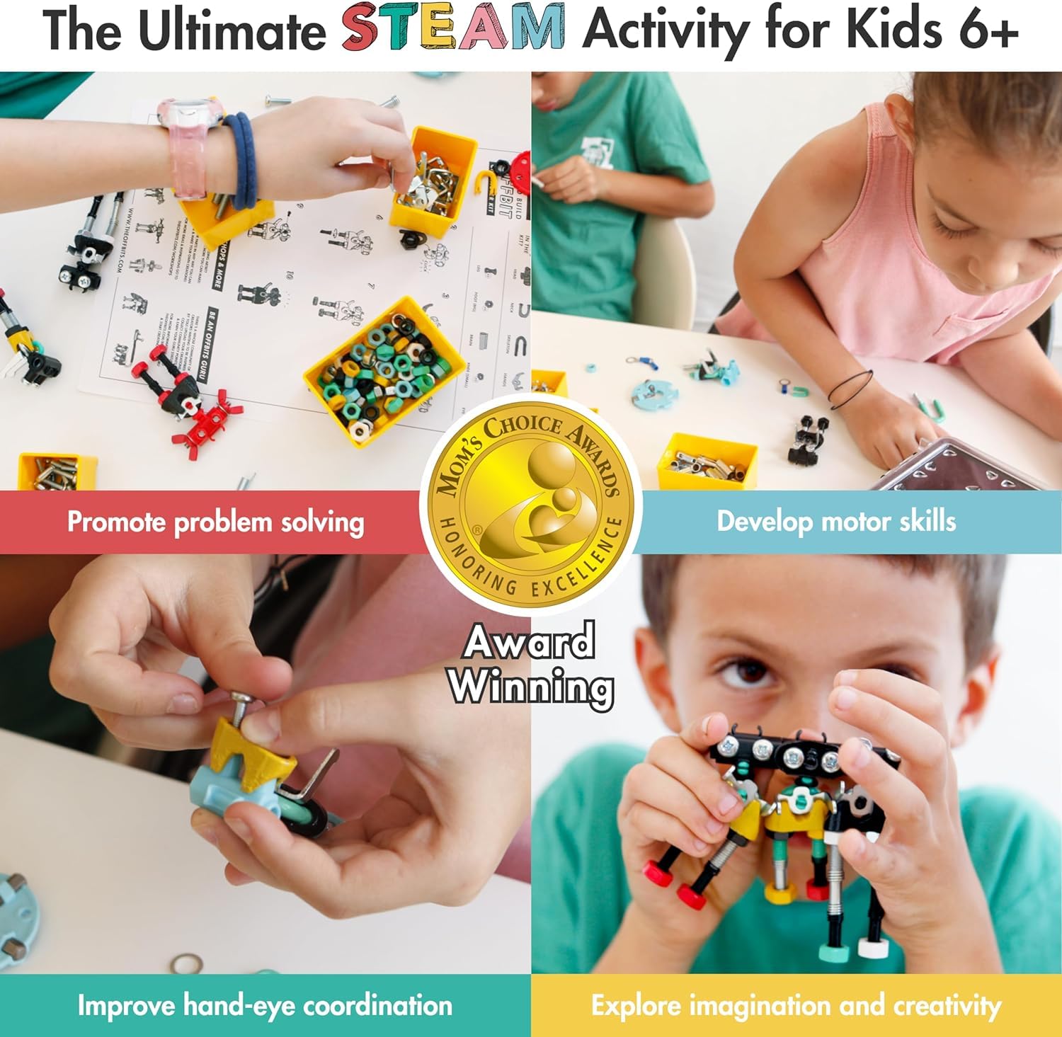 3-in-1 STEM Robot Building Kit