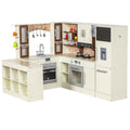 3-Piece Wooden Kids Play Kitchen Set