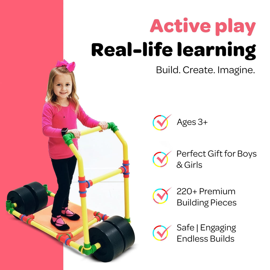 220-Piece STEM Construction Building Set