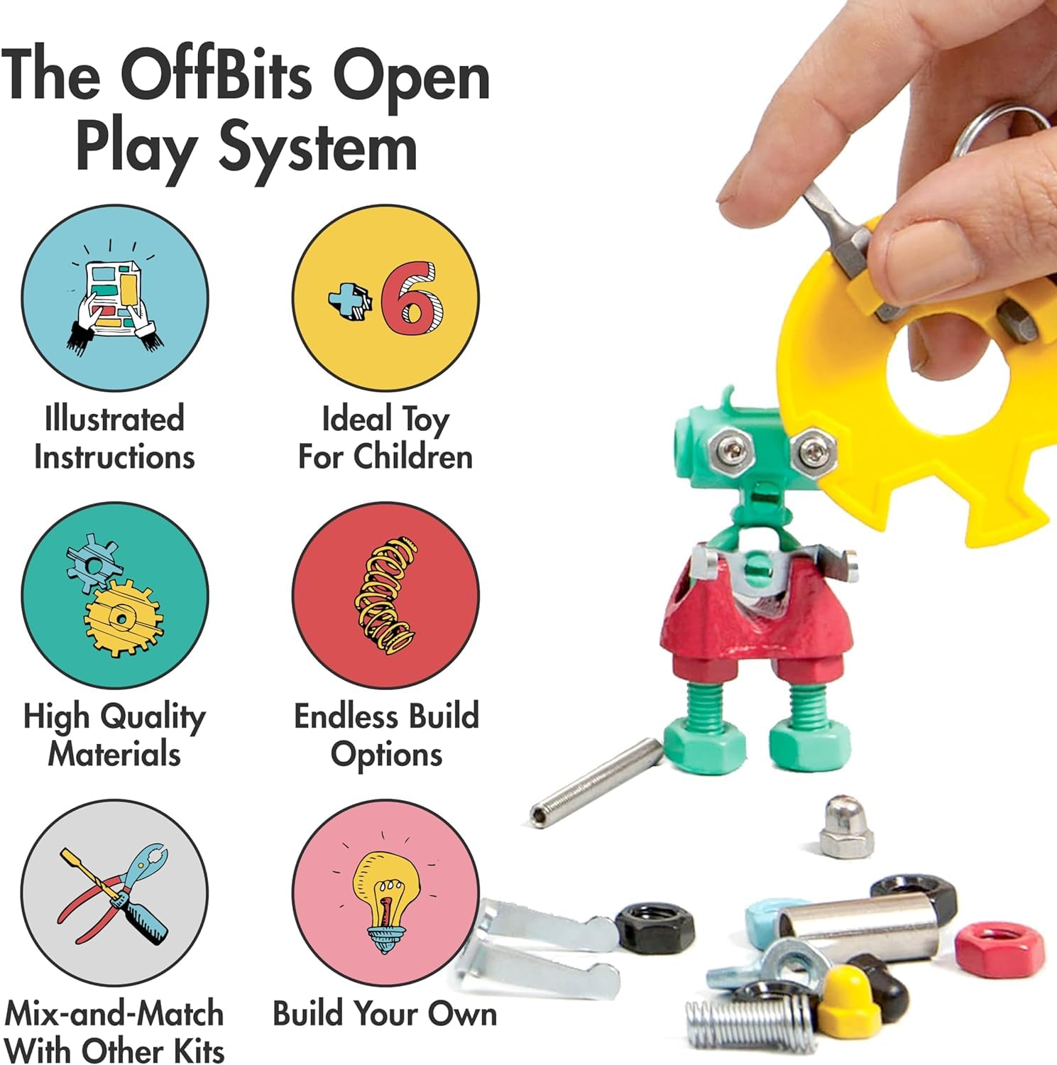 3-in-1 STEM Robot Building Kit