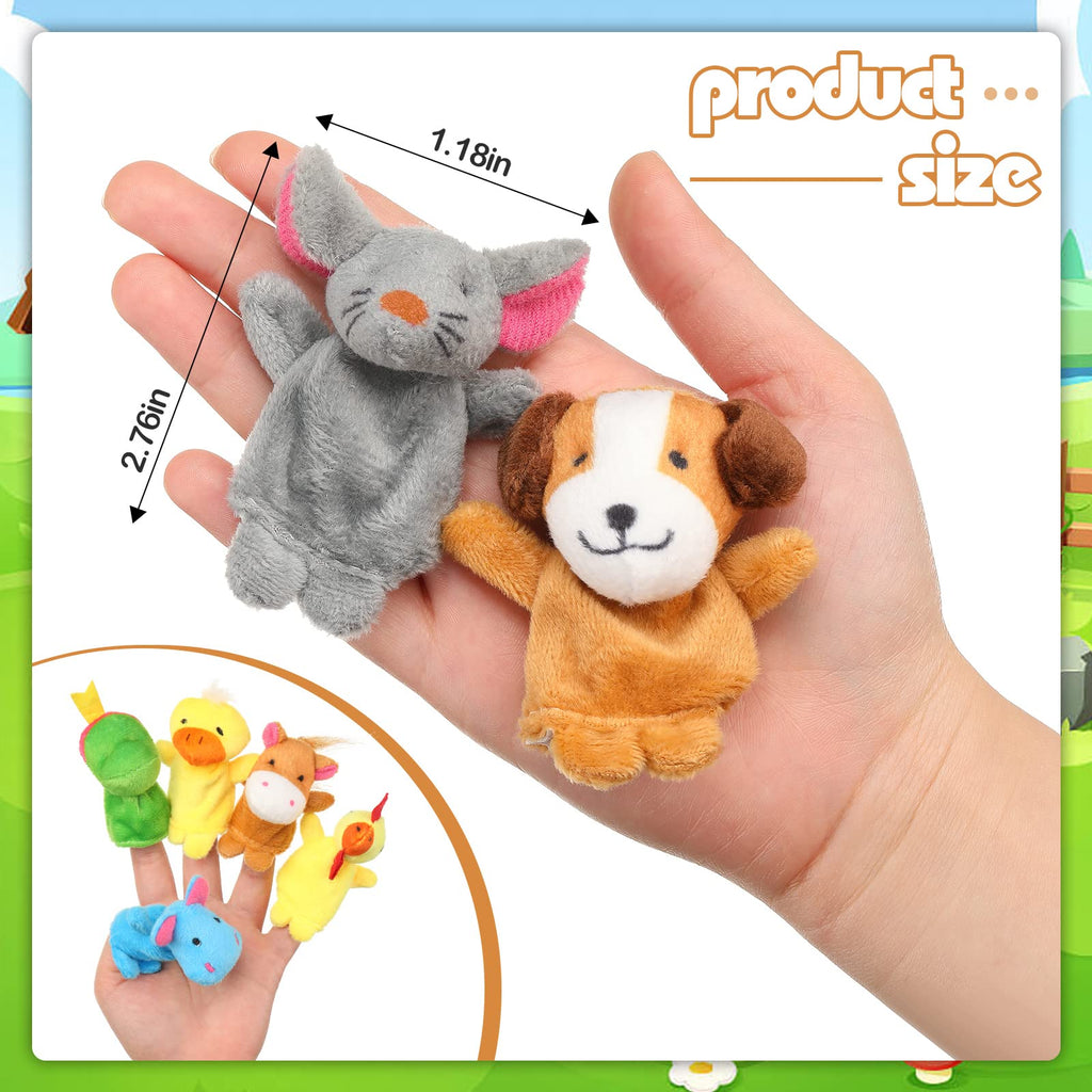 29-Piece Animal Finger Puppet Set