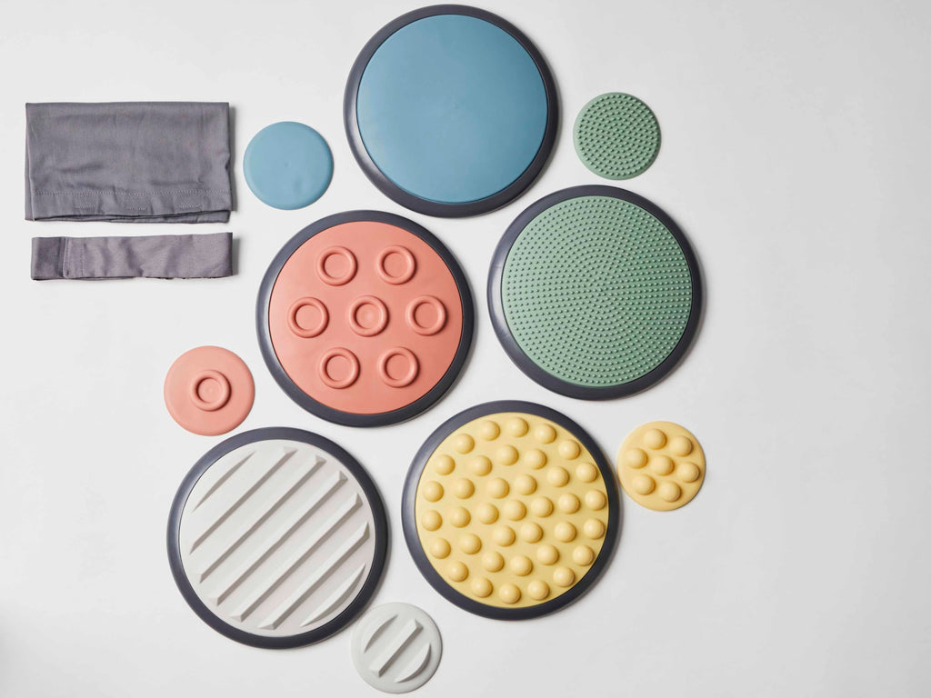 GONGE Tactile Sensory Discs - Textured Stepping Discs, Sensory Exploration