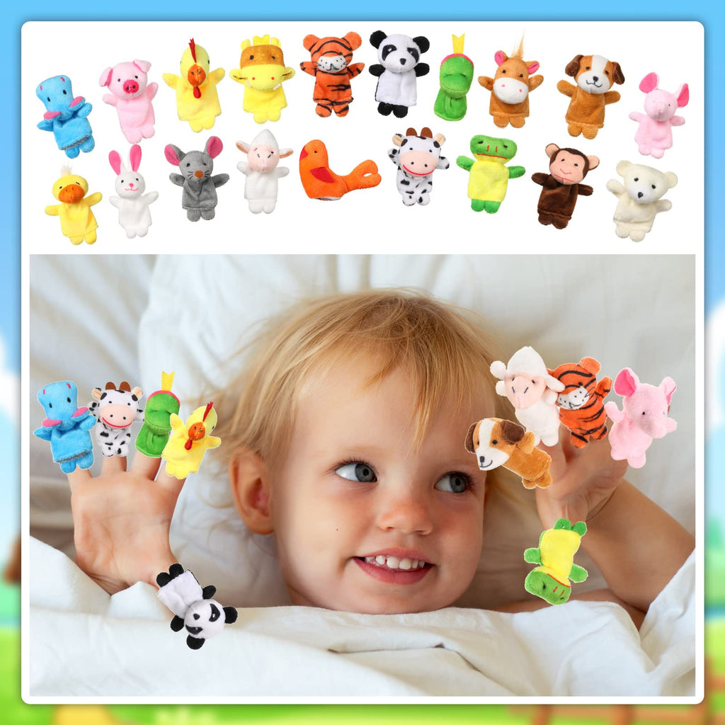 29-Piece Animal Finger Puppet Set