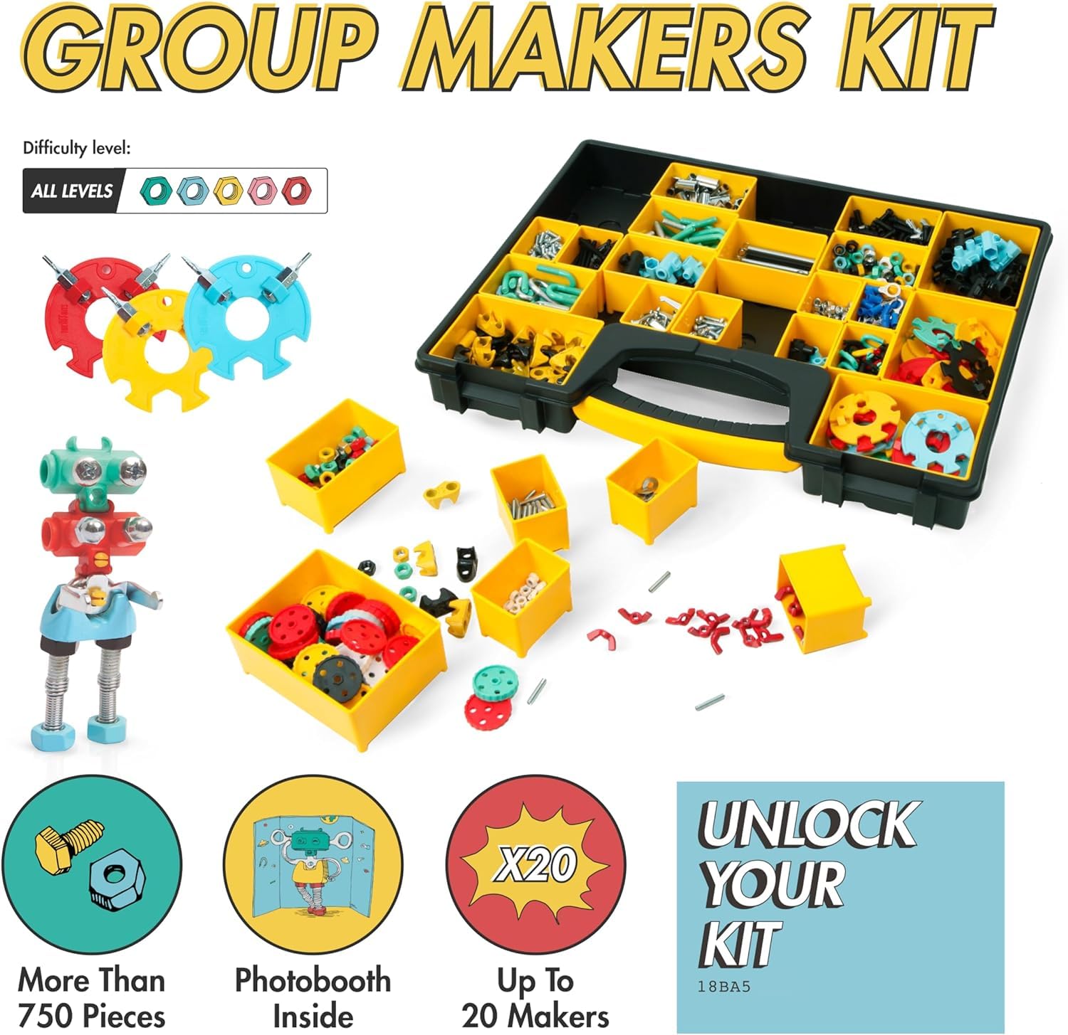 3-in-1 STEM Robot Building Kit