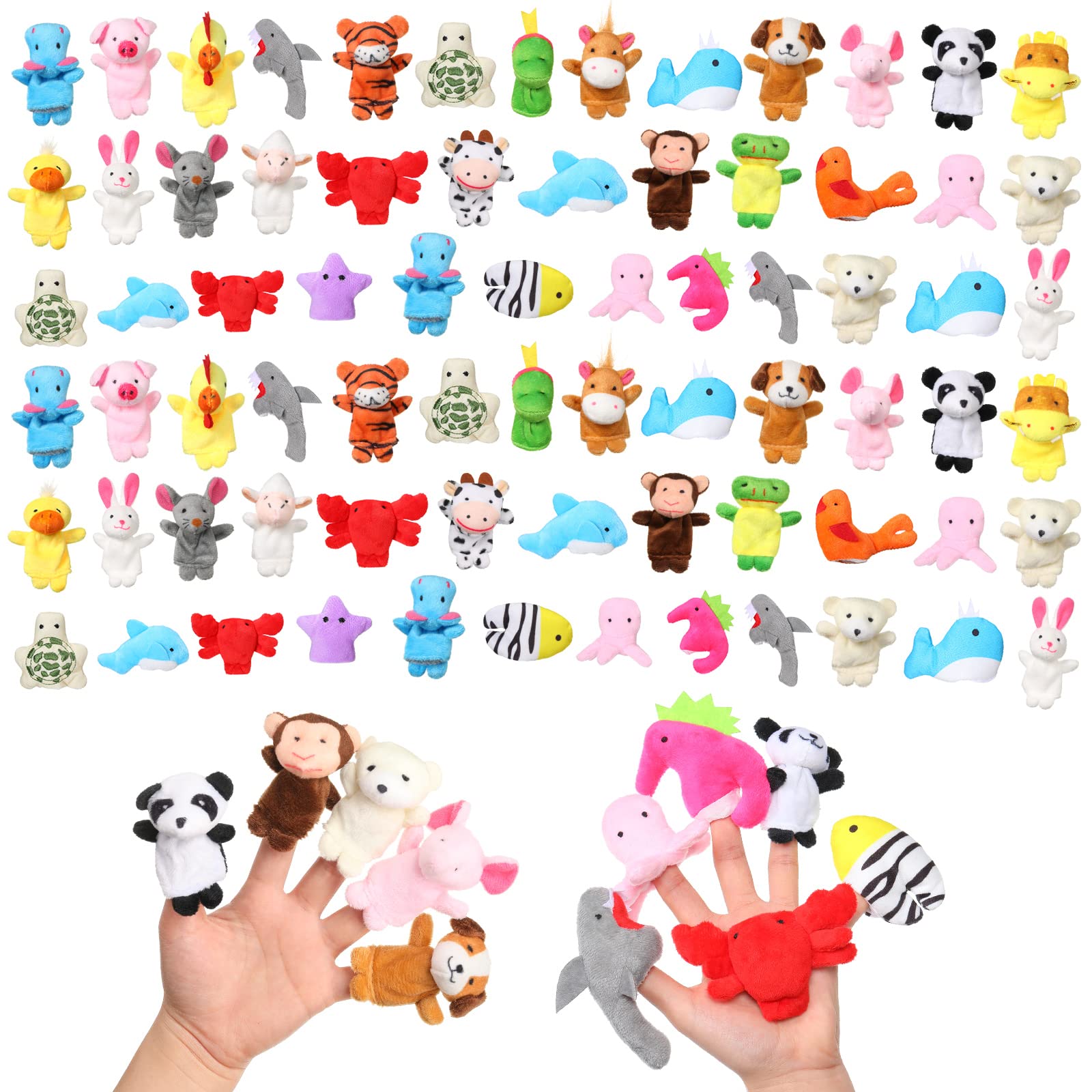 29-Piece Animal Finger Puppet Set