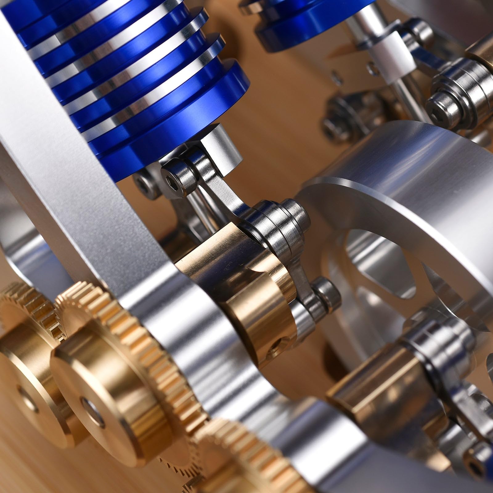 Four-Cylinder Stirling Engine Generator Kit