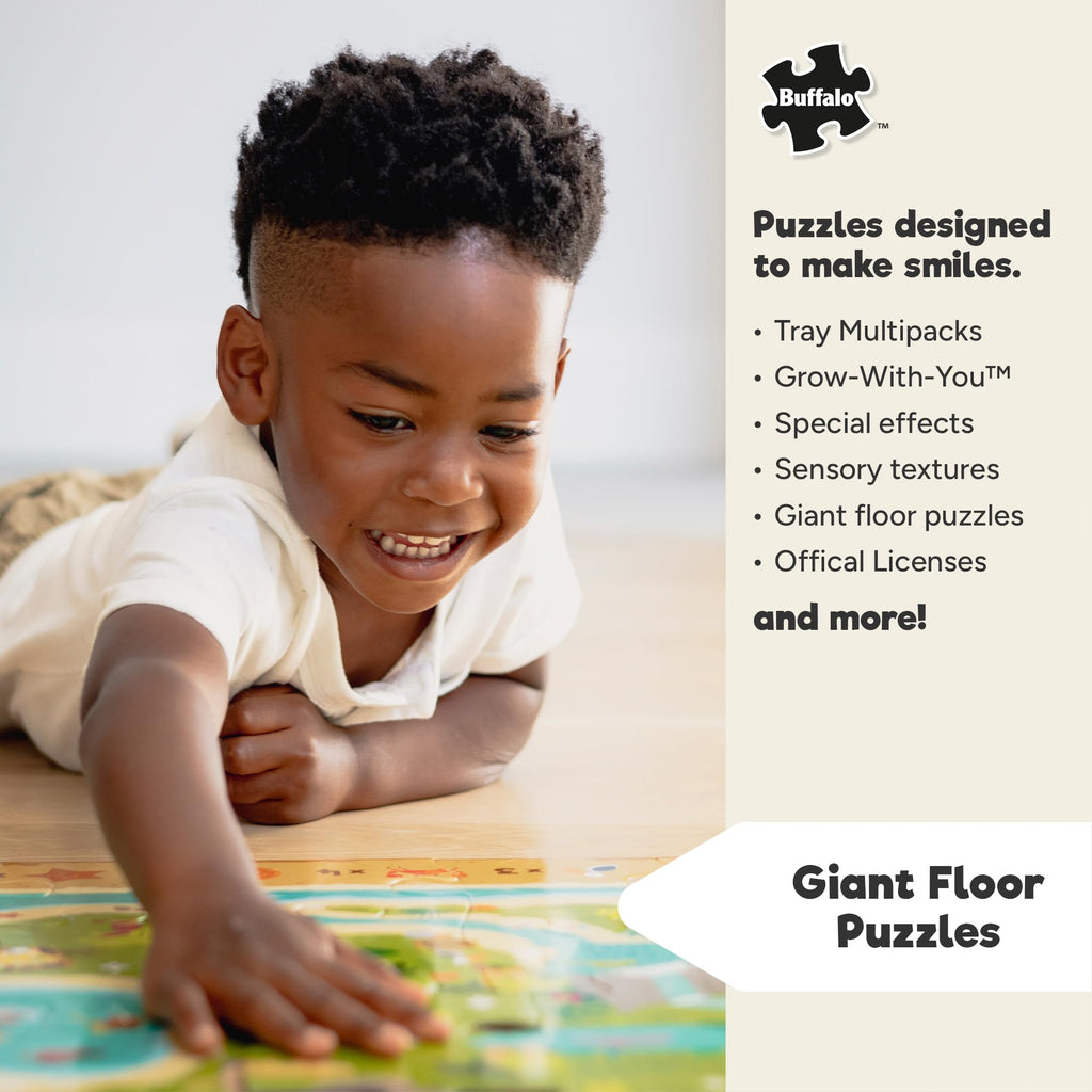 100-Piece Monster Character Jigsaw Puzzle with Poster