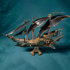 3D Wooden Steampunk Ship Model Kit