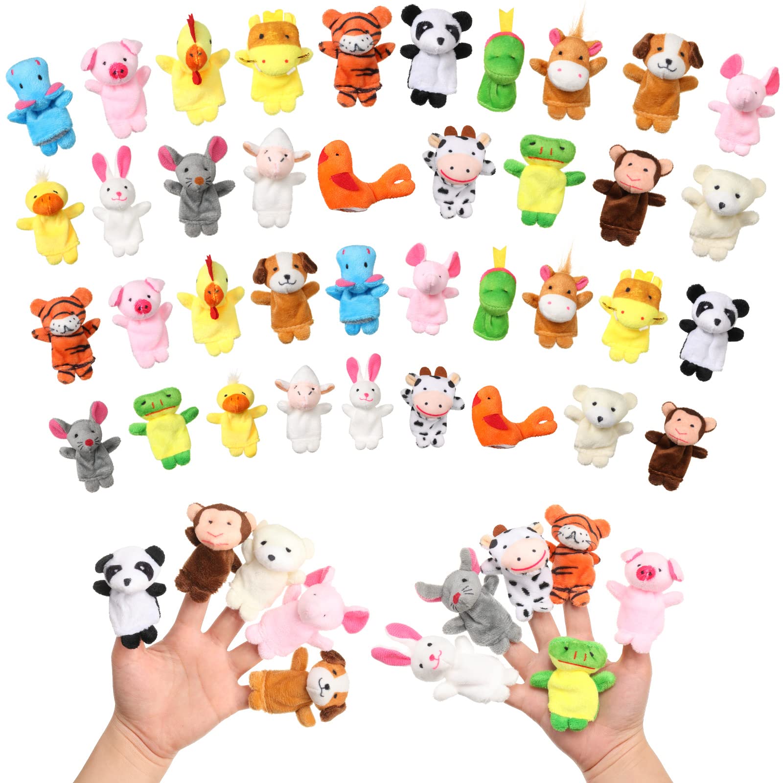29-Piece Animal Finger Puppet Set