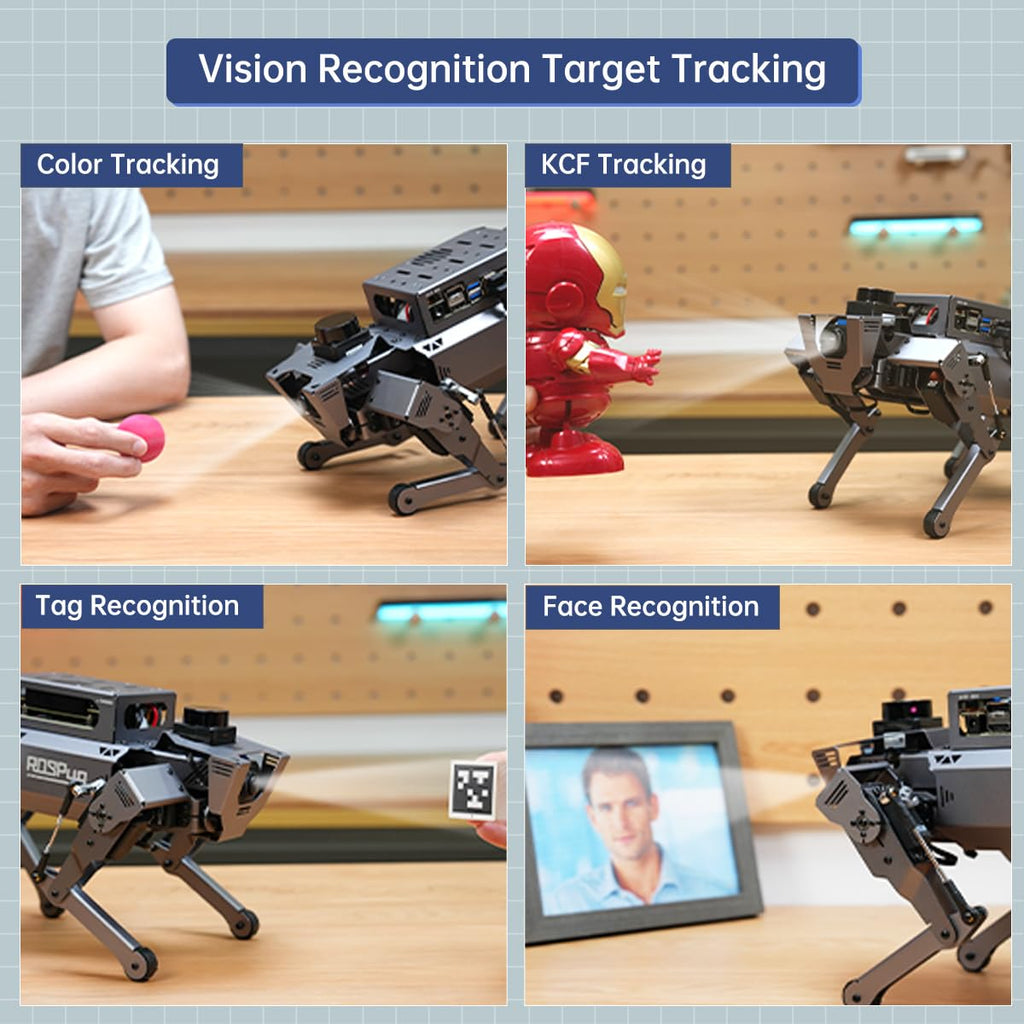 AI Vision Robot Dog with Jetson Nano