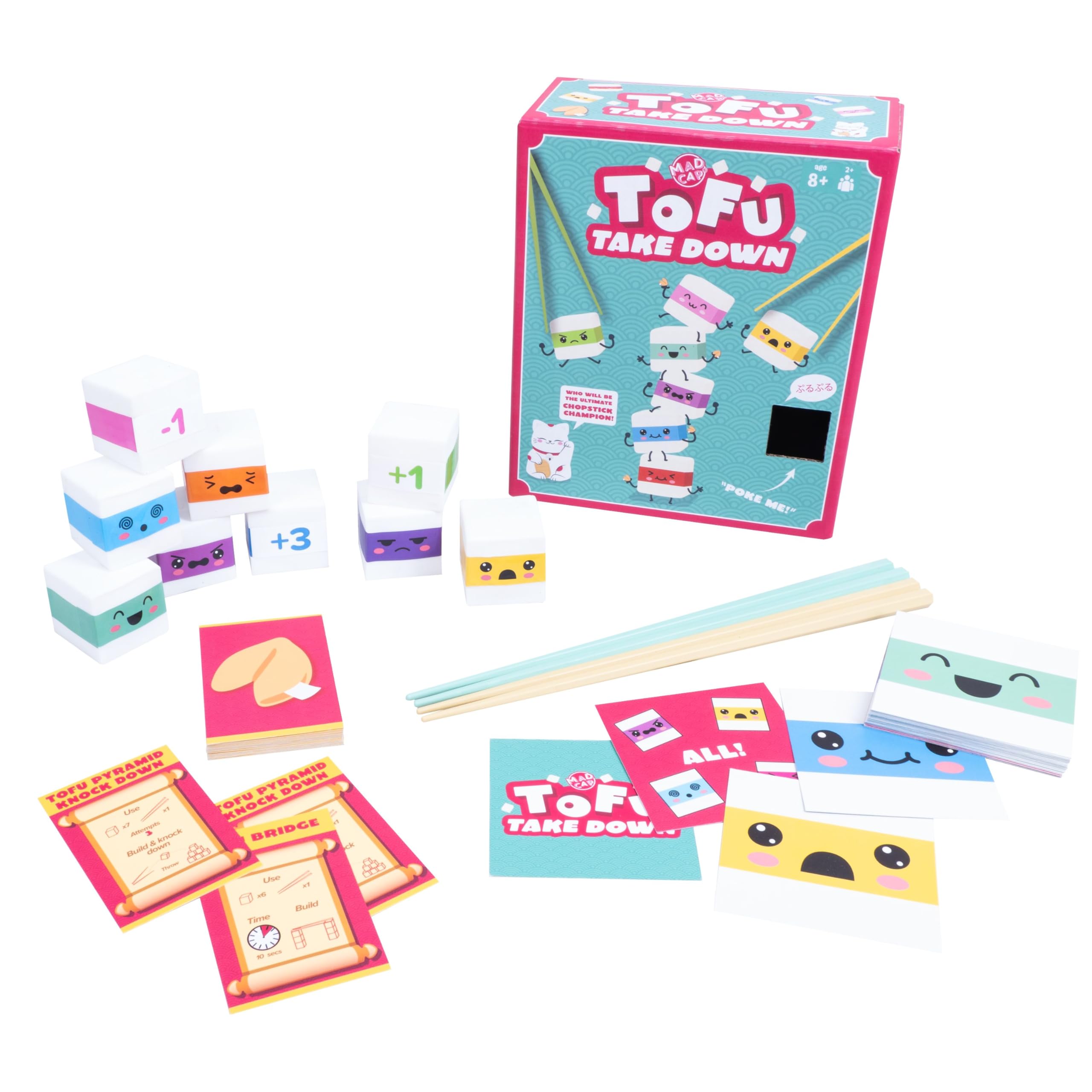 Tofu Chopstick Challenge Party Game Set