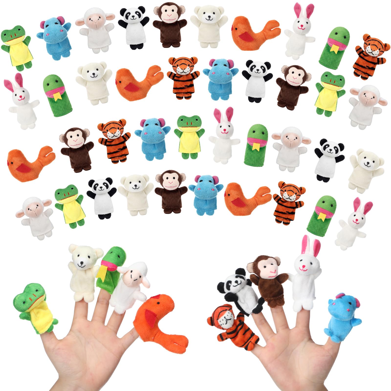 29-Piece Animal Finger Puppet Set