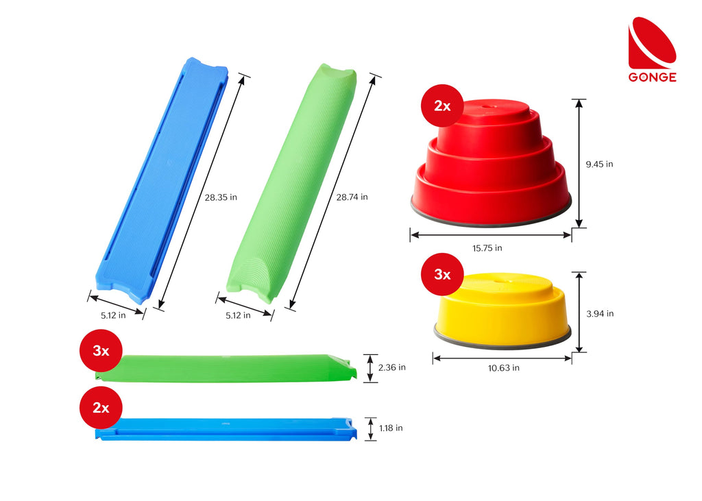GONGE Build N' Balance - Balance Course For Sensory Exploration And Training