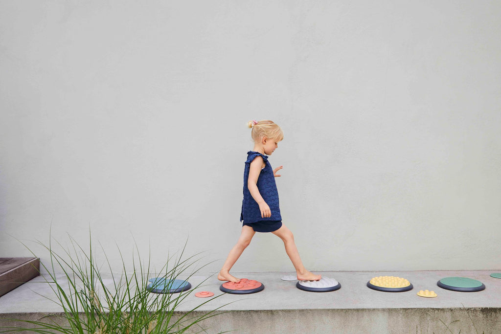 GONGE Tactile Sensory Discs - Textured Stepping Discs, Sensory Exploration