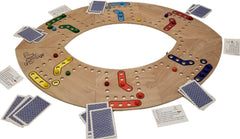 Classic Wooden Family Board Game Set