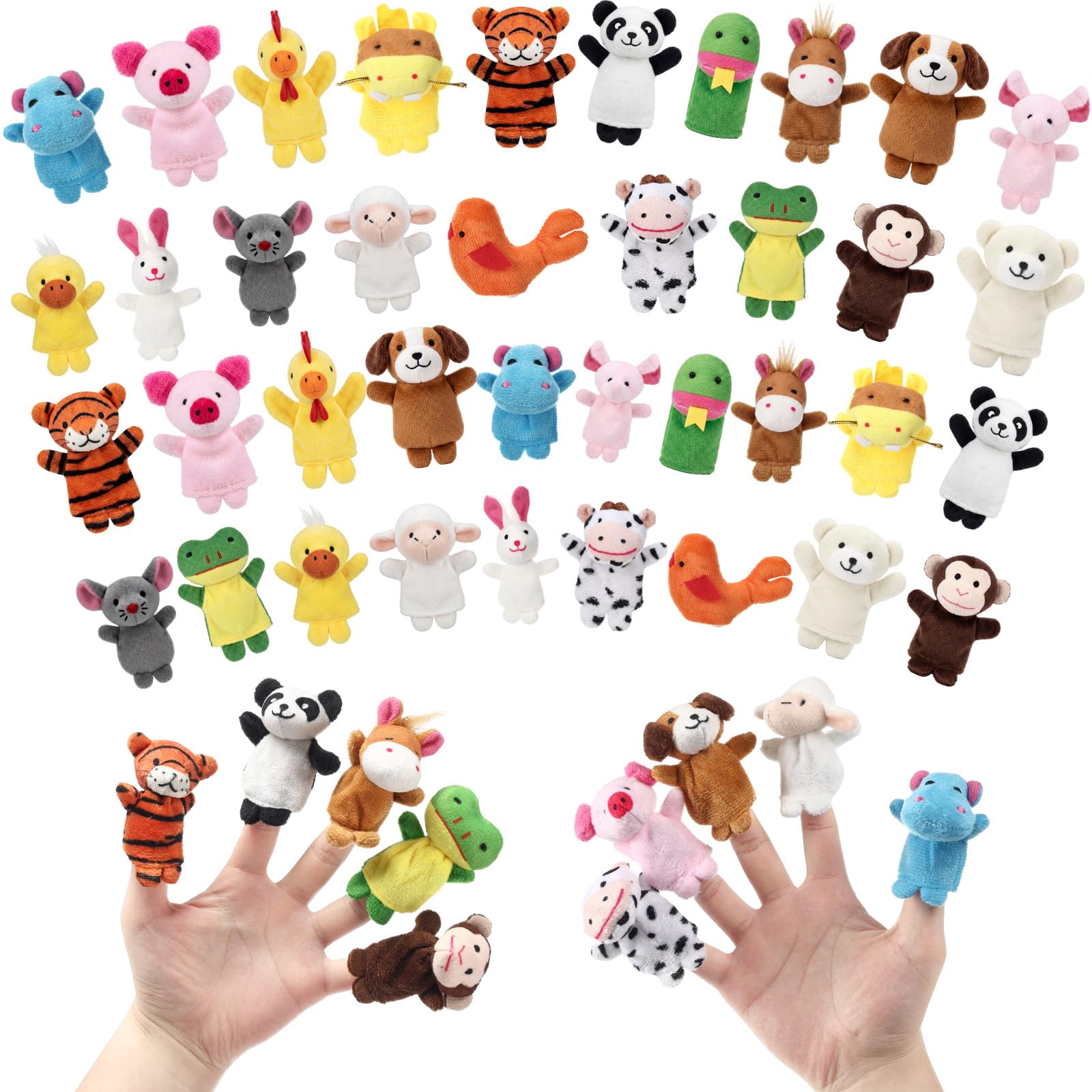 29-Piece Animal Finger Puppet Set