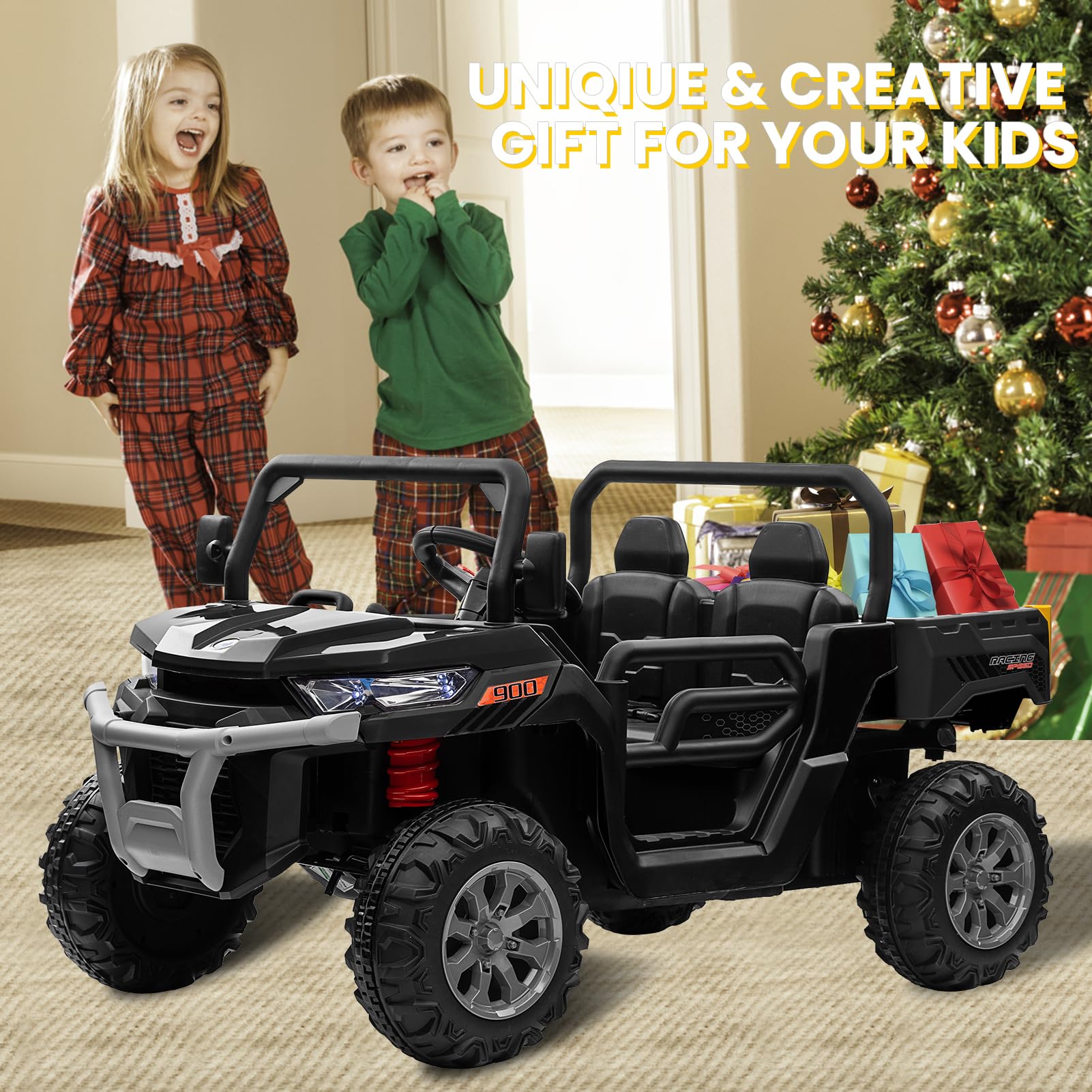 24V 2-Seater Ride-On Dump Truck with Remote Control