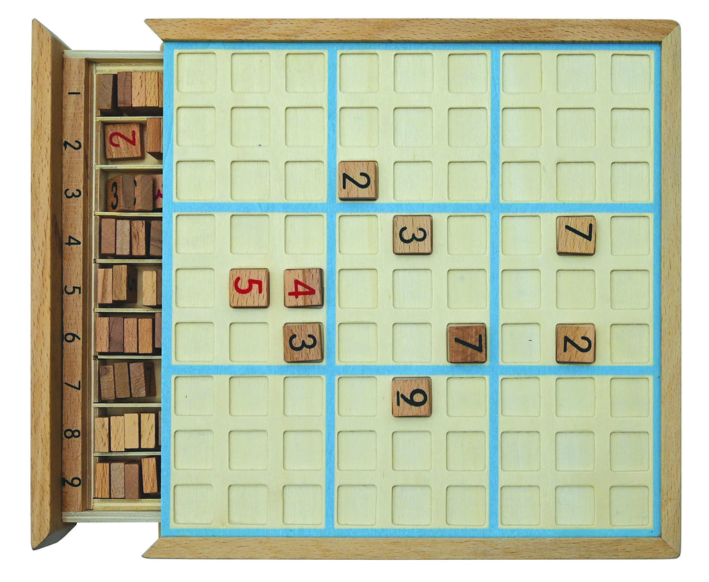 Wooden Sudoku Puzzle Game Set