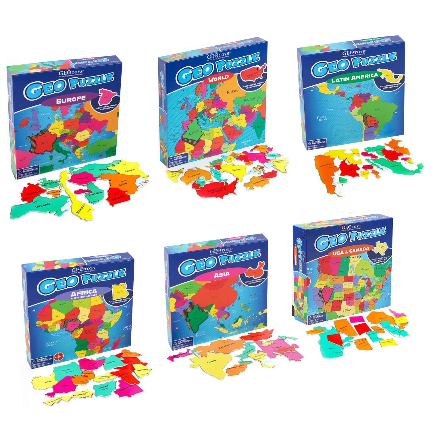 Geography Jumbo Jigsaw Puzzle for Kids