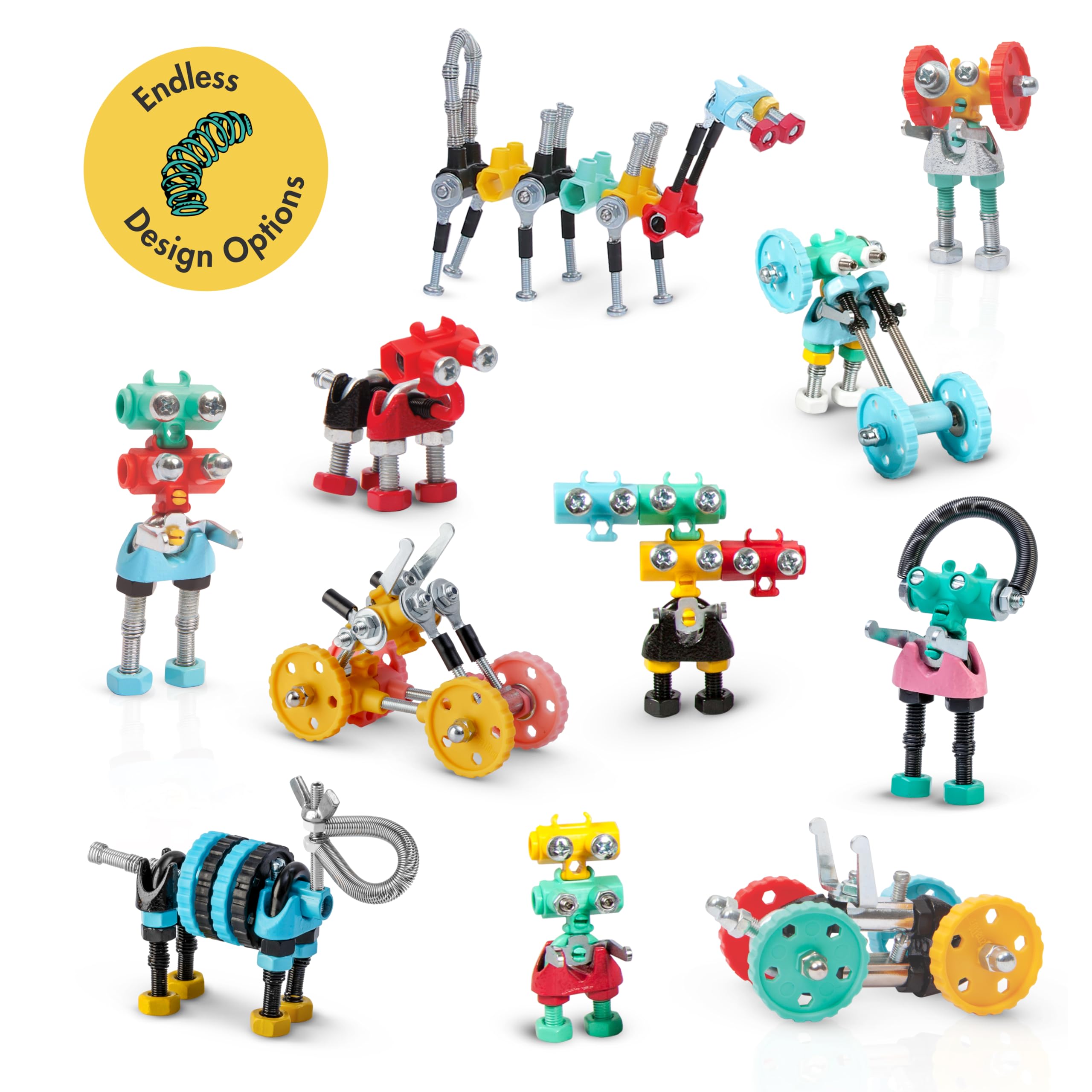 3-in-1 STEM Robot Building Kit