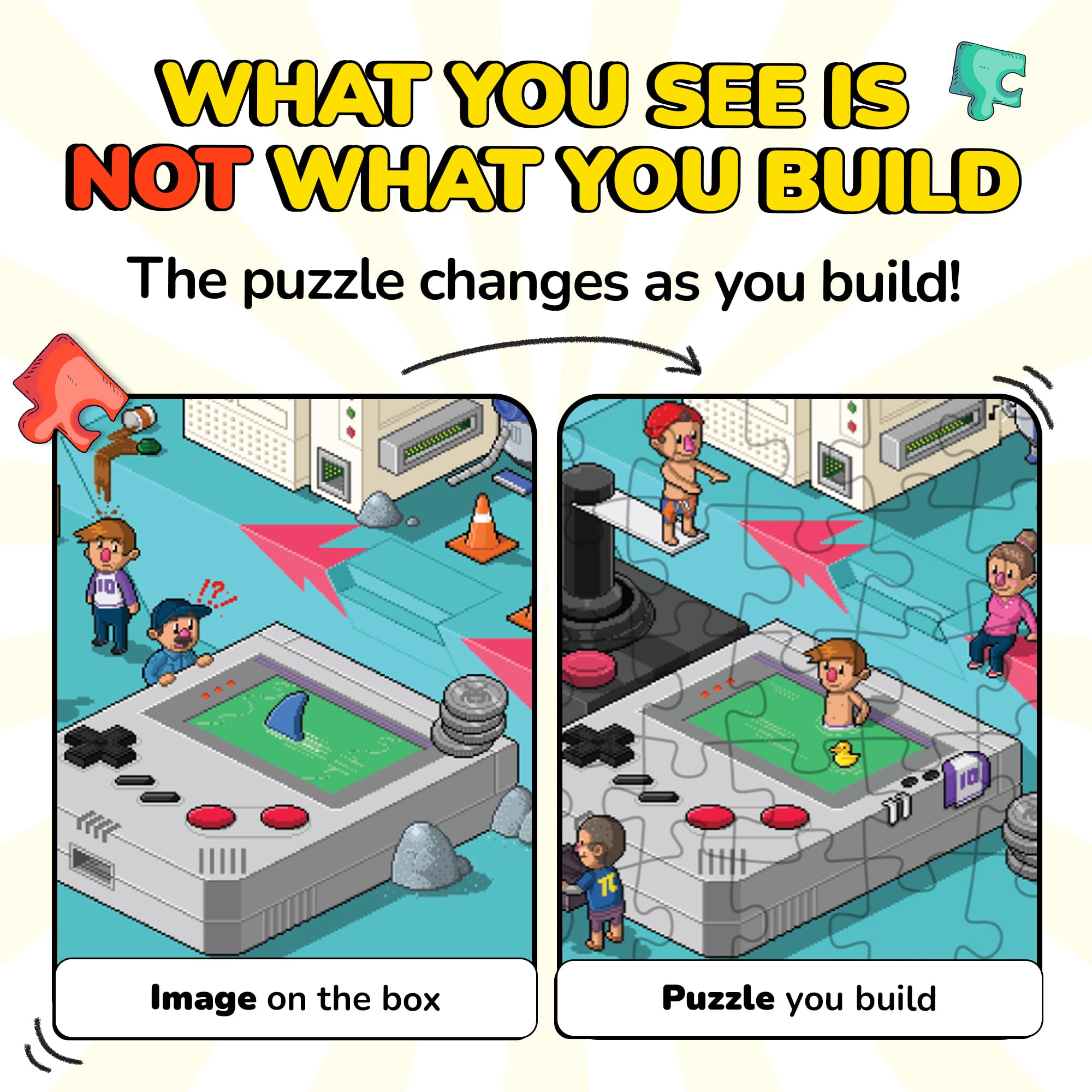 1000-Piece Mystery Comic Jigsaw Puzzle