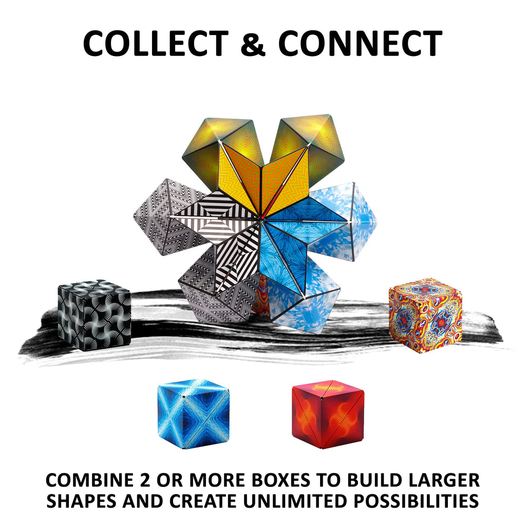 Magnetic Shape-Shifting Puzzle Cube Bundle